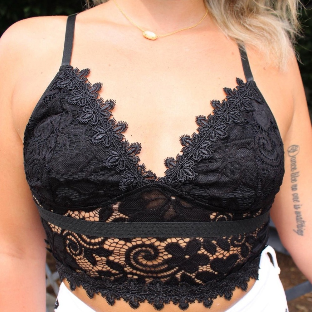 Black Lace Bralette